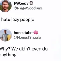 So lazy