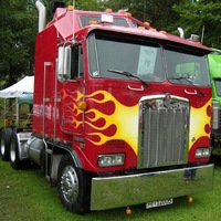 flame truck
