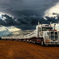 Road train; a real truck.