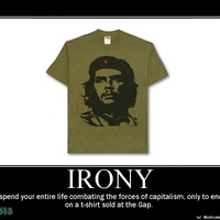 irony you spend your entire life combatting the forces of capitalism