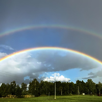 Rainbow in Latvia by Normunds Bartkevics