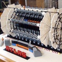 LHC's ATLAS detector in legos