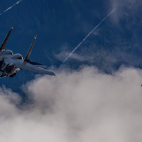 McDonnell Douglas F-15E Strike Eagle by marius van dyk
