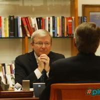 Australian Prime Minister Kevin Rudd, dreaming of sucking a nice hard cock
