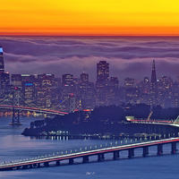A Foggy Blue Hour. by Dubi N.