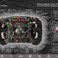 F1 steering wheel