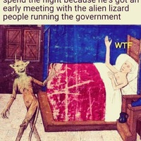 Damned lizard people
