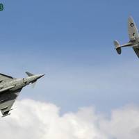 Brought a knife to a gun fight - Eurofighter vs Spitfire