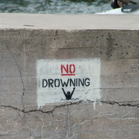 No drowning allowed here - please drown somewhere else