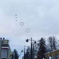 Finland celebrates 100 years of independence with F-18 Hornets