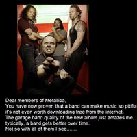 metallica give it up please