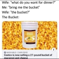 Bring me the bucket