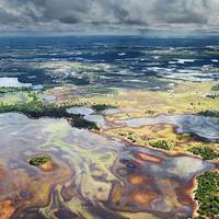 Flood plains in Pantanal, Brazil