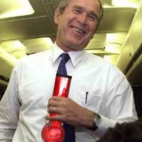 Bush takes a hit from his bong
