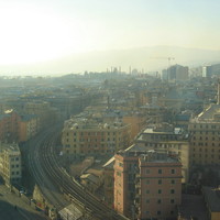 View from my office, Genova, Italy