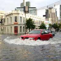 South Melbourne, Victoria, Australia flooded Feb 3, 2005