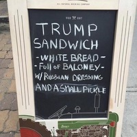 Trump sandwich