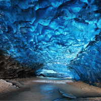 ‘Crystal’ Ice Cave in Skaftafell, Iceland