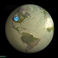 All the water on the planet visualized