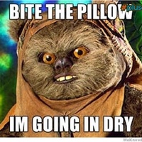 Bite the pillow