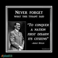 Remember what Hitler said