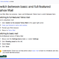 Yahoo mail breaks down... and gives some basic back