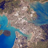 Auckland from the ISS