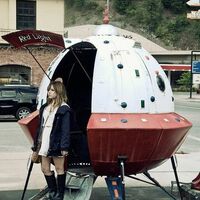 She goes around the world