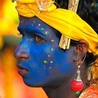 Blue Boy - Demsa Dancer in India