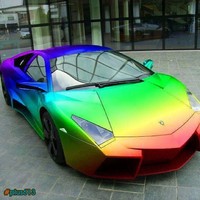 Rainbow Lamborghini