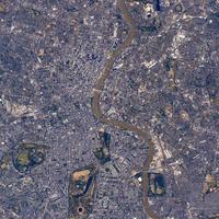 London, as seen from the ISS