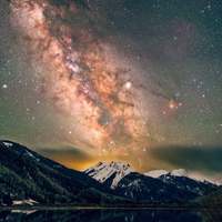 The Milky Way over Mt. Sneffels, CO