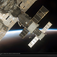 Soyuz docked with the International Space Station