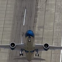 Boeing Dreamliner 787-9 performs near-vertical take off
