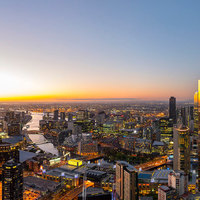 Melbourne 360 Panoramic at dusk