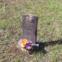 Davis Cemetary: a minor tombstone