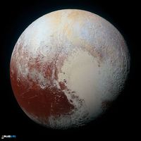 Pluto - in colour