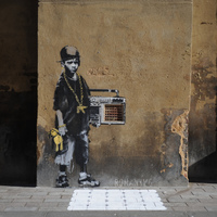 Banksy in the hood