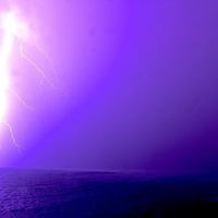 A little lightning bolt over Nelson Bay