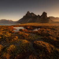 Eystrahorn, Iceland by RYSZARD LOMNICKI
