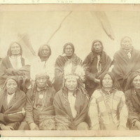 Indian chiefs who counciled with Gen. Miles 