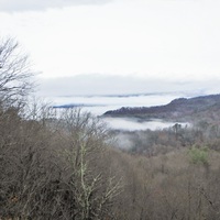 Fog in the Valleys in Jocassee Gorges