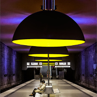 Subway Station Westfriedhof by Herbert A. Franke