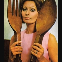 She must be really hungry 