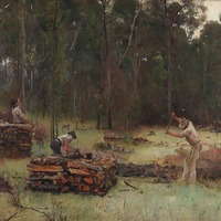 Australia, Charcoal burners, Tom Roberts, 1886