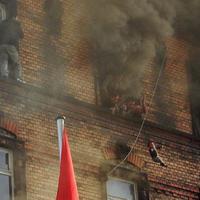 Ludwigshafen fire, baby saved