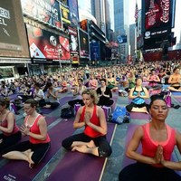 Summer Solstice Celebration in Times Square