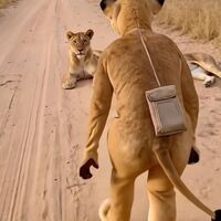 DK on Furry safari