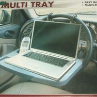 Wow what a good idea! The multitray! Never pay attention to the road again!