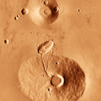 mars volcanoes